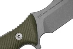ANV Knives M311 SPELTER Stonewashed Sleipner, Olive Handle, Black Kydex Sheath, Cuchillo De Supervivencia -Cuchillos Tienda de ventas ANVM311 034 05 anv