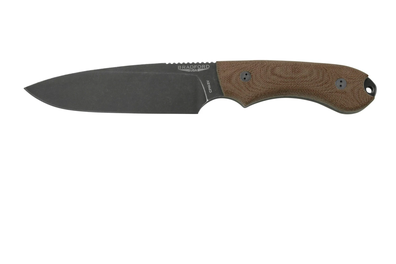 Bradford Knives Guardian 5, 5S-104N-3V, 3D Natural Micarta, CPM-3V, Sabre Grind, Nimbus Blackwashed Finish, Cuchillo Fijo 3 Bradford Knives Guardian 5, 5S-104N-3V, 3D Natural Micarta, CPM-3V, Sabre Grind, Nimbus Blackwashed Finish, Cuchillo Fijo