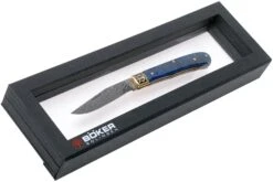 Böker Trapper Uno Annual 2021 Damascus 1132021DAM Limited Edition Navaja -Cuchillos Tienda de ventas BO1132021DAM 08 boker