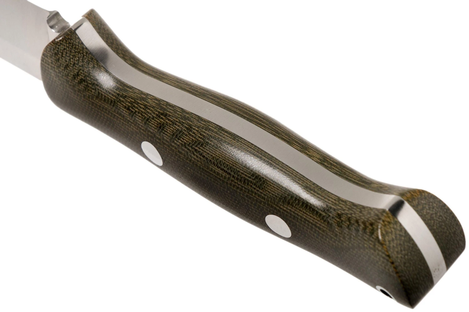 Bark River Bravo 1.5 A2 Green Canvas Micarta Cuchillo De Exterior 6 Bark River Bravo 1.5 A2 Green Canvas Micarta Cuchillo De Exterior - Imagen 4