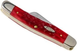 Case Medium Stockman Dark Red Bone, Peach Seed Jig, 31951, 6318 CV Navaja -Cuchillos Tienda de ventas CE31951 04 case