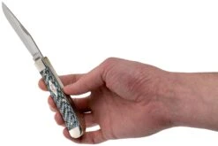 Case Medium Trapper White & Black Carbon Fiber-G10 Weave Smooth, 38920 10254 SS Navaja 11 Case Medium Trapper White & Black Carbon Fiber-G10 Weave Smooth, 38920 10254 SS Navaja -Cuchillos Tienda de ventas CE38920 05 case