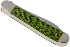 Case Copperhead Green & Black Carbon Fibre-G10 Weave Smooth, 50713, 10249W SS Navaja -Cuchillos Tienda de ventas CE50713 04 case