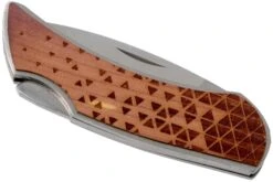 Case X Woodchuck Executive Lockback Brushed Stainless, Triangles, 64321, M1300L SS Navaja -Cuchillos Tienda de ventas CE64321 04 case knives