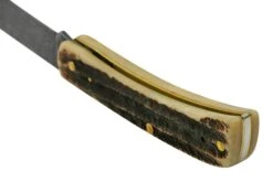 Case Sod Buser Jr 77461 Damascus Vintage Bone, Navaja -Cuchillos Tienda de ventas CE77461 04 case