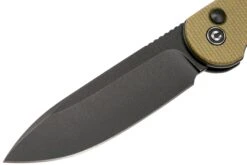 Civivi Elementum Button Lock C2103B Black, Olive Micarta Navaja -Cuchillos Tienda de ventas CIC2103B 03 civivi