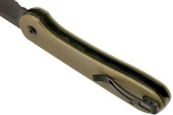 Civivi Elementum Button Lock C2103B Black, Olive Micarta Navaja -Cuchillos Tienda de ventas CIC2103B 05 civivi