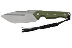 Civivi Maxwell C21040-2 OD Green G10, Stonewashed, Black Kydex Sheath Cuchillo Fijo, Diseño De Torbe Knives