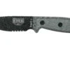 ESEE Model 3 Serrated, Grey Handle 3S Con Funda + Clip