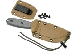 ESEE Model 3 Serrated, Grey Handle 3S Con Funda + Clip -Cuchillos Tienda de ventas EE ESEE 3S 07 esee knives