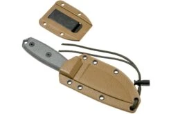 ESEE Model 3 Serrated, Grey Handle 3S Con Funda + Clip -Cuchillos Tienda de ventas EE ESEE 3S 08 esee knives