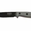 ESEE Model 4 Black Blade, Grey Handle 4P-KO Cuchillo De Supervivencia Sin Funda