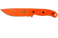 ESEE Model 5 Orange 5POROR G10 Cuchillo De Supervivencia Con Funda De Kydex + Clip Para Cinturón