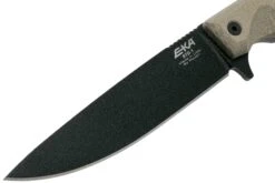 EKA RTG1 Black Blade, Canvas Micarta Cuchillo De Supervivencia -Cuchillos Tienda de ventas EK 50020 03 eka