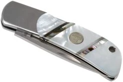 Fällkniven TK3 Tre Kronor Mother Of Pearl TK3mopc Cuchillo De Caballero -Cuchillos Tienda de ventas FKTK3MOPC 04 fallkniven