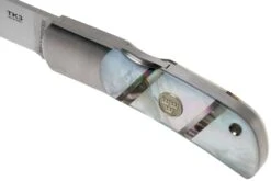 Fällkniven TK3 Tre Kronor Mother Of Pearl TK3mopc Cuchillo De Caballero -Cuchillos Tienda de ventas FKTK3MOPC 06 fallkniven