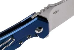 Fox Knives Italicus FX-540TIBL Blue Titanium Navaja, Antonio Di Gennaro Design -Cuchillos Tienda de ventas FOFX 540TIBL 06 fox knives