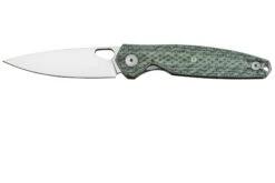 GiantMouse ACE REO Denim Micarta Satin Magnacut, Navaja