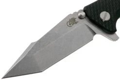 Rick Hinderer Eklipse 3.5” Harpoon Tanto, CPM 20CV, Stonewashed, Black G10 Navaja -Cuchillos Tienda de ventas HRK EK 35 HT SW BK 03 rick hinderer knives