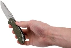 Rick Hinderer Half Track Gen 2, Spearpoint 20CV, OD Green G10, Navaja -Cuchillos Tienda de ventas HRK HALF TRACK SP OD 08 rick hinderer knives