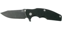 Rick Hinderer Jurassic Slicer Battle Black, Black G10 CPM 20CV Navaja