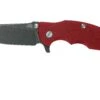 Rick Hinderer Jurassic Slicer Battle Black, Red G10 CPM 20CV Navaja -Cuchillos Tienda de ventas HRK JU SL BBL RD 01 rick hinderer knives