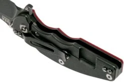 Rick Hinderer Jurassic Slicer Battle Black, Red G10 CPM 20CV Navaja -Cuchillos Tienda de ventas HRK JU SL BBL RD 05 rick hinderer knives