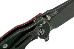 Rick Hinderer Jurassic Slicer Battle Black, Red G10 CPM 20CV Navaja -Cuchillos Tienda de ventas HRK JU SL BBL RD 06 rick hinderer knives