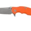 Rick Hinderer Jurassic Slicer Working Finish Orange G10 CPM 20CV Navaja