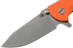 Rick Hinderer Jurassic Slicer Working Finish Orange G10 CPM 20CV Navaja -Cuchillos Tienda de ventas HRK JU SL WF OR 03 rick hinderer knives