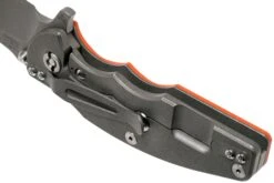 Rick Hinderer Jurassic Slicer Working Finish Orange G10 CPM 20CV Navaja -Cuchillos Tienda de ventas HRK JU SL WF OR 05 rick hinderer knives