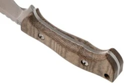 Rick Hinderer Ranch Bowie Natural Canvas Micarta, Stonewashed, Cuchillo Bowie -Cuchillos Tienda de ventas HRK TRB SW NM 04 rick hinderer knives