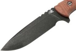 Rick Hinderer Ranch Drop Spanto Battle Black, Red Micarta Cuchillo De Supervivencia -Cuchillos Tienda de ventas HRK TRH DPBB RM 03 rick hinderer knives