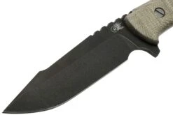 Rick Hinderer Ranch Harpoon Spanto Battle Black Green Micarta Cuchillo De Supervivencia -Cuchillos Tienda de ventas HRK TRH SPSWBK GM 03 rick hinderer knives