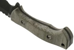 Rick Hinderer Ranch Harpoon Spanto Battle Black Green Micarta Cuchillo De Supervivencia -Cuchillos Tienda de ventas HRK TRH SPSWBK GM 04 rick hinderer knives