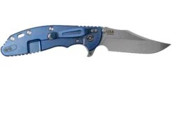Rick Hinderer XM-24 4” Bowie, CPM 20CV, Stonewashed Blue, Blue Black G10 Navaja -Cuchillos Tienda de ventas HRK XM24 BW SWB BB 02 rick hinderer knives