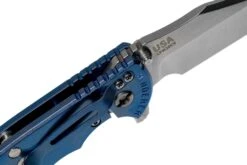 Rick Hinderer XM-24 4” Bowie, CPM 20CV, Stonewashed Blue, Blue Black G10 Navaja -Cuchillos Tienda de ventas HRK XM24 BW SWB BB 06 rick hinderer knives