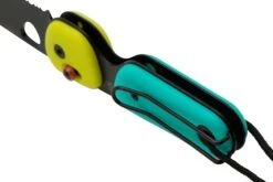 The James Brand The Redstone, Neon, Turquoise PP, Negro, Serrated, KN118191-01, Navaja -Cuchillos Tienda de ventas JAKN118191 01 04 jamesbrand