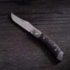 Jack Wolf Cyborg Jack CYBO-01-CDMO Fat Carbon Dark Matter Orange, Navaja Slipjoint