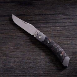 Jack Wolf Cyborg Jack CYBO-01-CDMO Fat Carbon Dark Matter Orange, Navaja Slipjoint