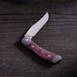 Jack Wolf Cyborg Jack CYBO-01-HPK CamoCarbon Hot Pink, Navaja Slipjoint -Cuchillos Tienda de ventas JW CYBO 01 HPK 03 jackwolf