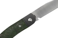 Jack Wolf Javelina Jack, JAVEL-01-DMGR, Fat Carbon Dark Matter Green Navaja Slipjoint -Cuchillos Tienda de ventas JW JAVEL 01 DMGR 05 jackwolf