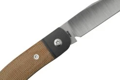 Jack Wolf Javelina Jack, JAVEL-01-NAT, Natural Canvas Micarta Navaja Slipjoint -Cuchillos Tienda de ventas JW JAVEL 01 NAT 05 jackwolf