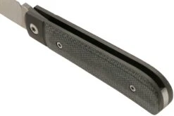 Jack Wolf Laid Back Jack, Black Canvas Micarta LAIDB-01-BLK Navaja Slipjoint -Cuchillos Tienda de ventas JW LAIDB 01 BLK 04 jackwolf