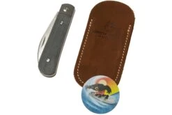 Jack Wolf Laid Back Jack, Black Canvas Micarta LAIDB-01-BLK Navaja Slipjoint -Cuchillos Tienda de ventas JW LAIDB 01 BLK 07 jackwolf