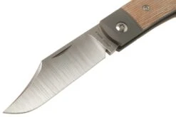Jack Wolf Sharpshooter Jack, Natural Canvas Micarta SHSH-MNA Navaja Slipjoint -Cuchillos Tienda de ventas JW SHSH MNA 03 jack