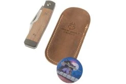 Jack Wolf Sharpshooter Jack, Natural Canvas Micarta SHSH-MNA Navaja Slipjoint -Cuchillos Tienda de ventas JW SHSH MNA 07 jack