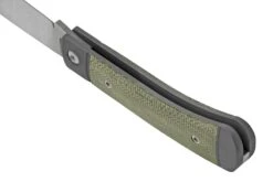 Jack Wolf Venom Jack VEN-01-GRN Canvas Micarta Green, Navaja Slipjoint -Cuchillos Tienda de ventas JW VEN 01 GRN 04 jackwolf