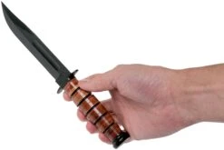 KA-BAR Short USMC Cuchillo 1250, Funda De Cuero -Cuchillos Tienda de ventas KA1250 06 ka bar