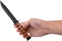 KA-BAR Short 1251, Cuchillo Fijo, Funda De Cuero -Cuchillos Tienda de ventas KA1251 06 ka bar